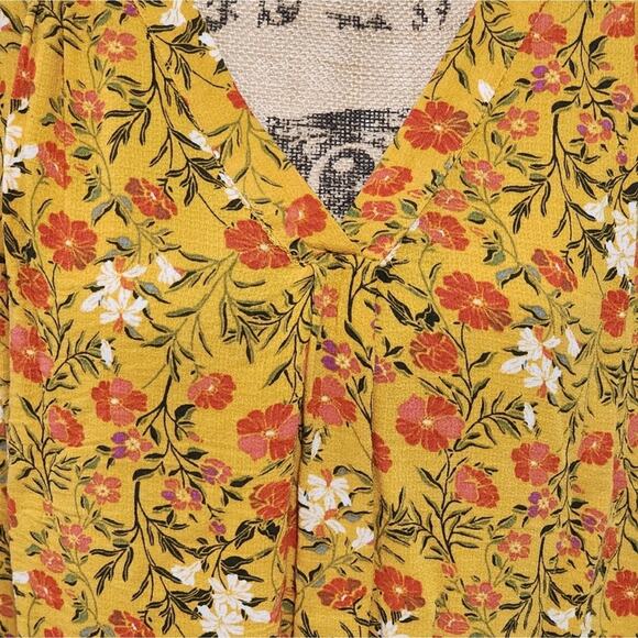 Jones‎ New York orange and red floral boho blouse plus size 3X New!!! - Picture 6 of 8